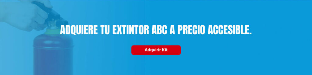 Adquiere tu Extintor ABC a precio accesible.