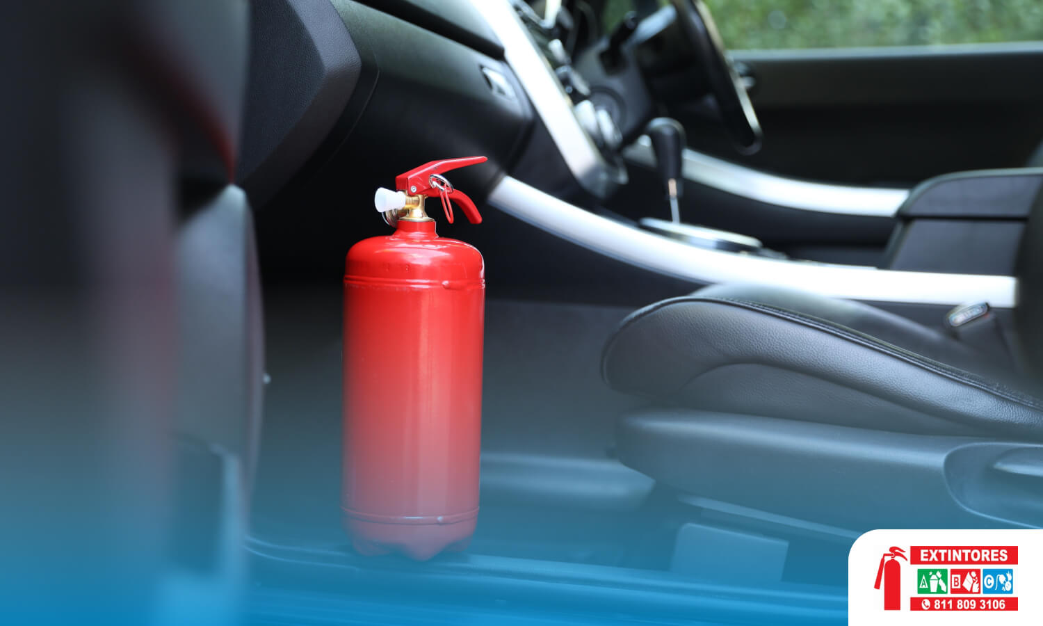Extintor para auto: cómo elegir el adecuado para vehículos de gasolina, híbridos y eléctricos