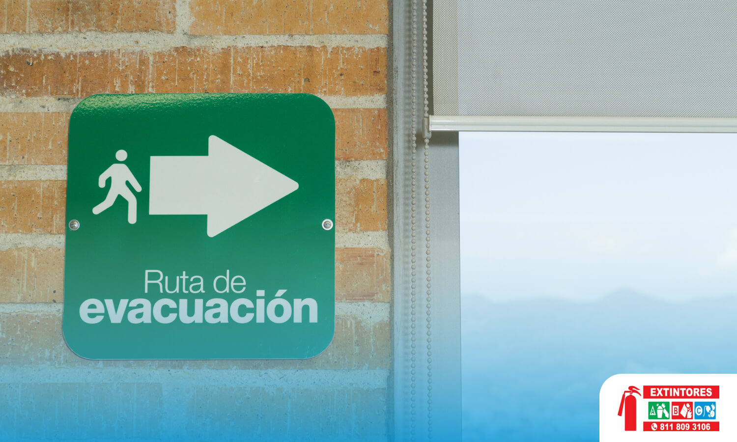 Ruta de evacuación: señal que salva vidas